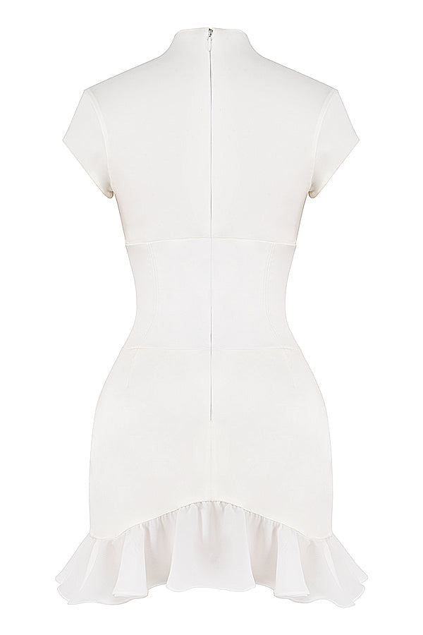 Rüschen Korsettkleid mit skulpturaler Eleganz für Frauen