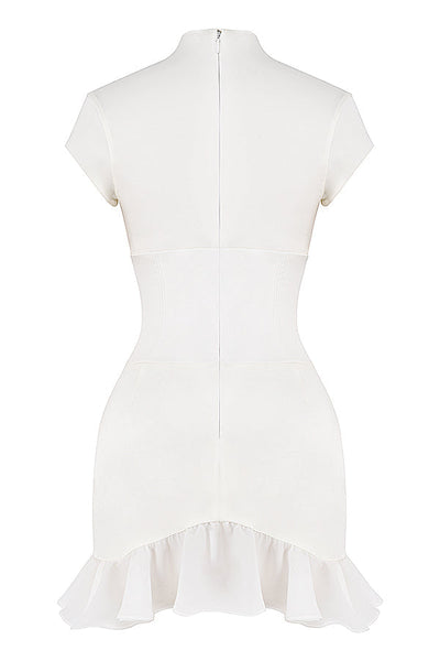 Rüschen Korsettkleid mit skulpturaler Eleganz für Frauen