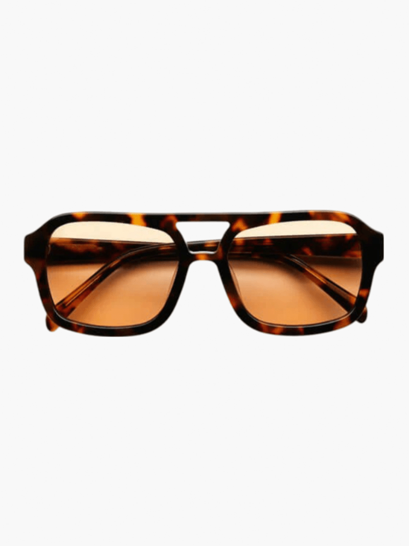 Vintage Sonnenbrille mit Goldrahmen und Farbverlaufsgläsern Für Damen