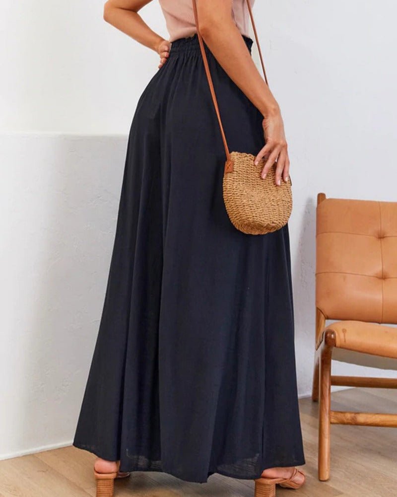 Weit Geschnittene Sommerhose für Damen