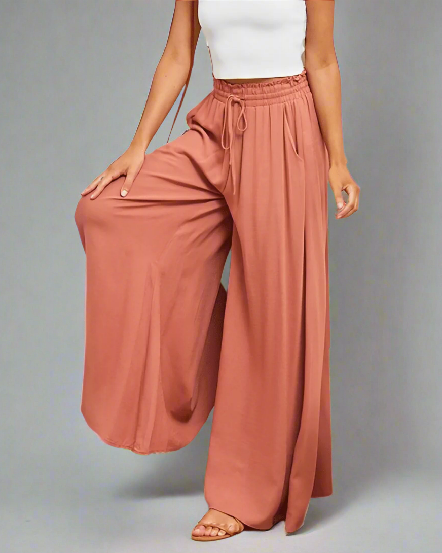 Weit Geschnittene Sommerhose für Damen