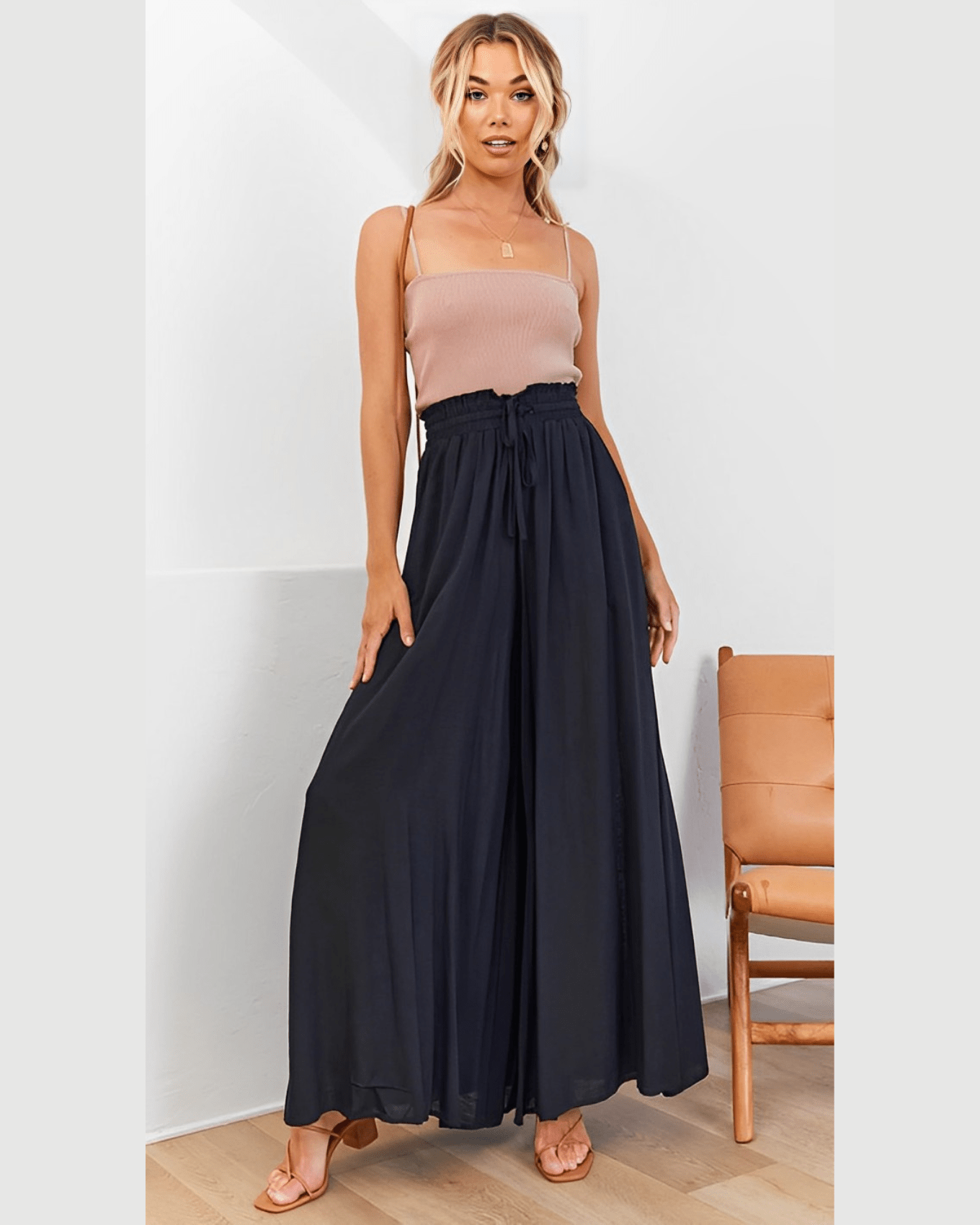 Weit Geschnittene Sommerhose für Damen