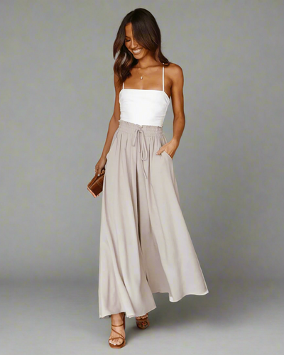 Weit Geschnittene Sommerhose für Damen