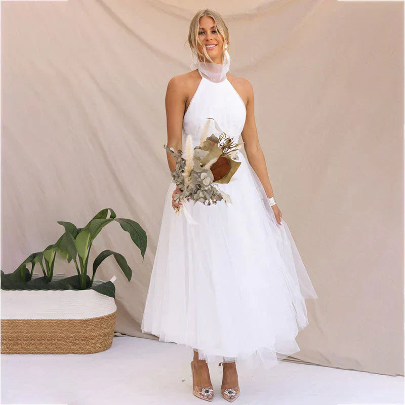 Brandt & Belle | Tüll Halter Midi Kleid