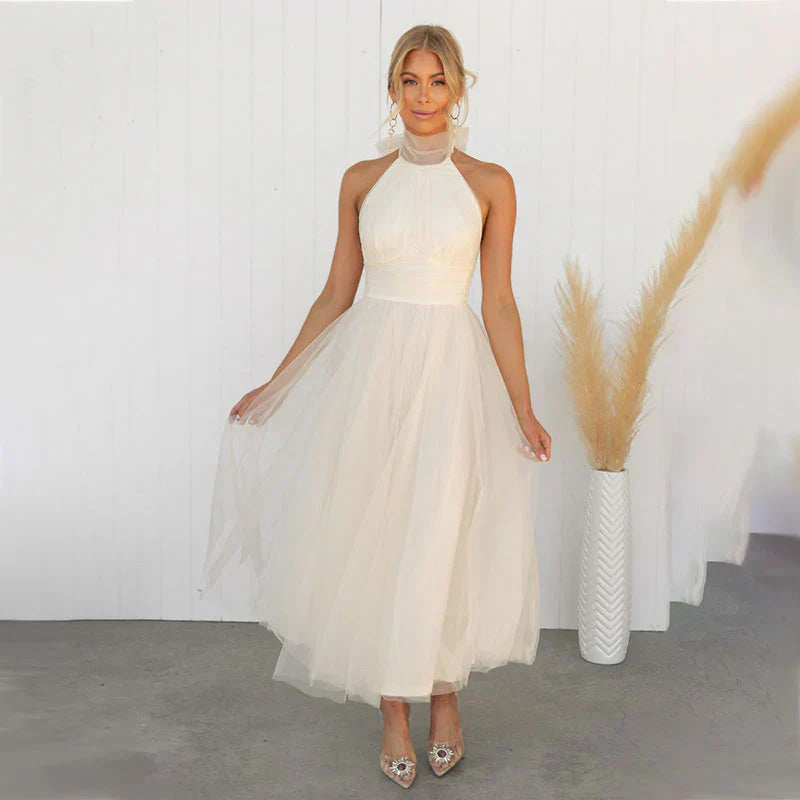 Brandt & Belle | Tüll Halter Midi Kleid