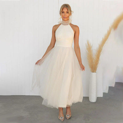 Brandt & Belle | Tüll Halter Midi Kleid