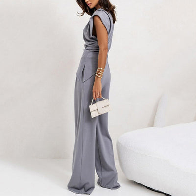 Elegantes, zweiteiliges Set aus Top und Hose