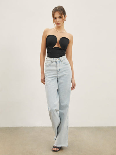 Ottilie | Trendy Strapless Bustier Top