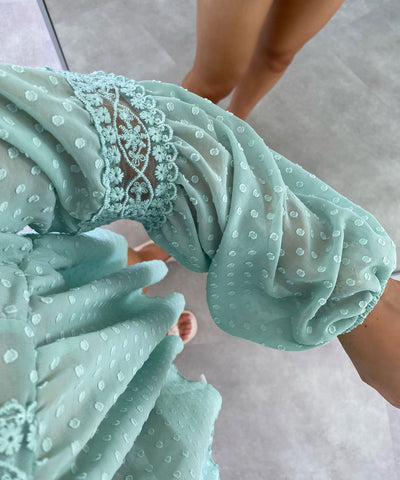 Leichtes Paula Mint Oberteil mit frischer Eleganz für Frauen