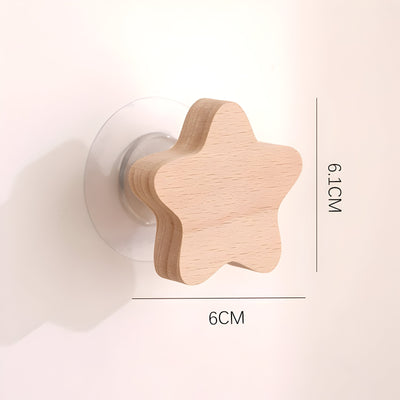 WoodWhimsy Hook - Tierförmiger Wandhaken aus Holz