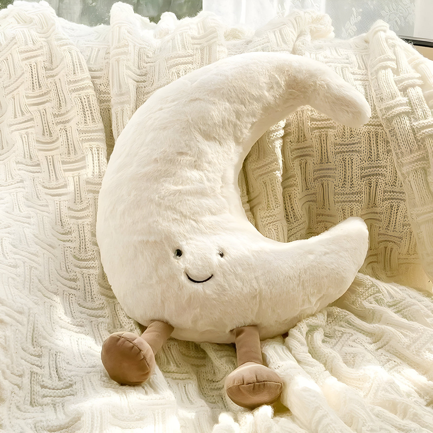 CloudMoon Cushion - Weiches Mond und Sonne Tatami-Kissen