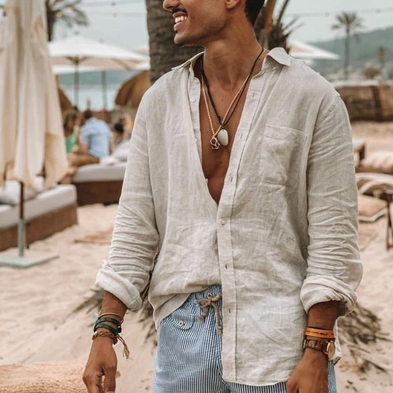 Cyprian - Das Langarmhemd für Männer - Atmungsaktiv und elegant für jede Gelegenheit