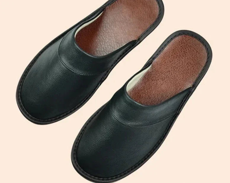 Vegane Lederslipper für Herren