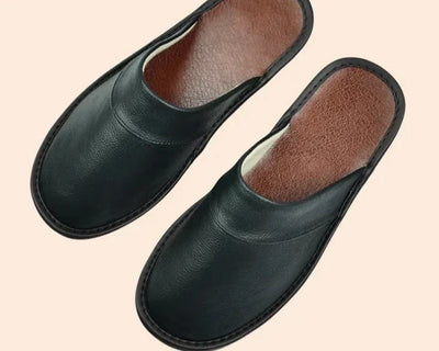 Vegane Lederslipper für Herren