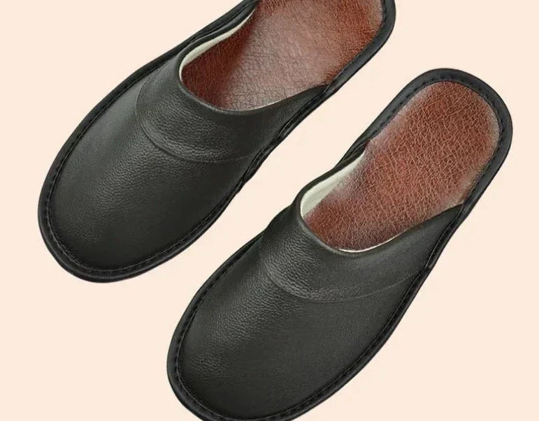 Vegane Lederslipper für Herren