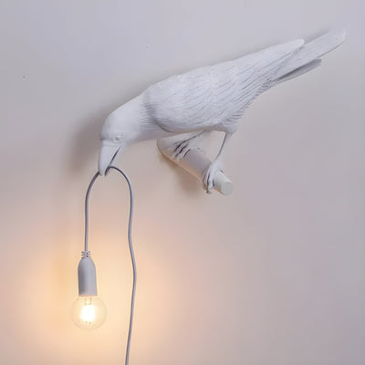 WingLuxe Light - Italienische Vogel-LED-Wandleuchte