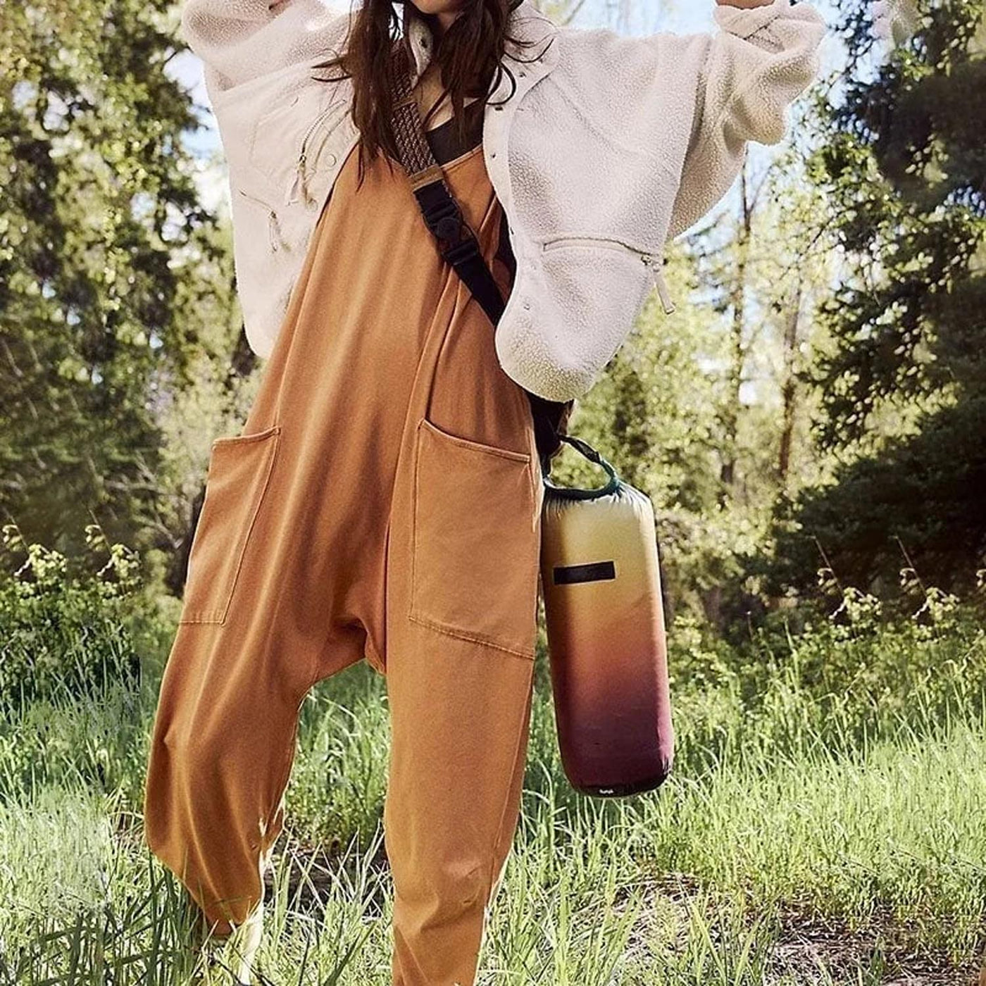 TINATII  Vielseitiger Baumwoll-Overall für Damen – Stilvoll & Bequem