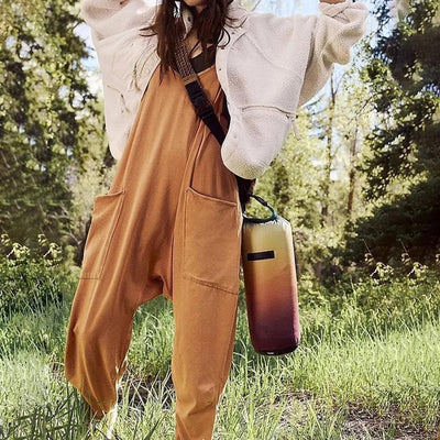 TINATII  Vielseitiger Baumwoll-Overall für Damen – Stilvoll & Bequem