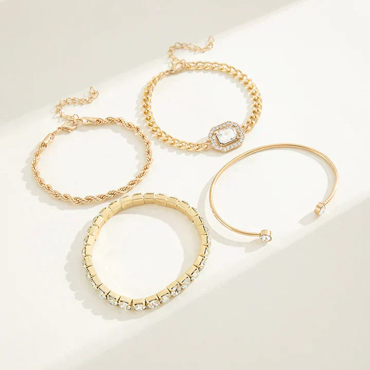 Domitia Calvina Gold Bracelet Set