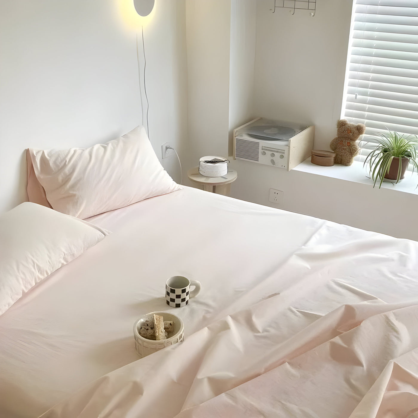 IvoryHaven Bedding - Gewaschene Baumwolle Bettlaken