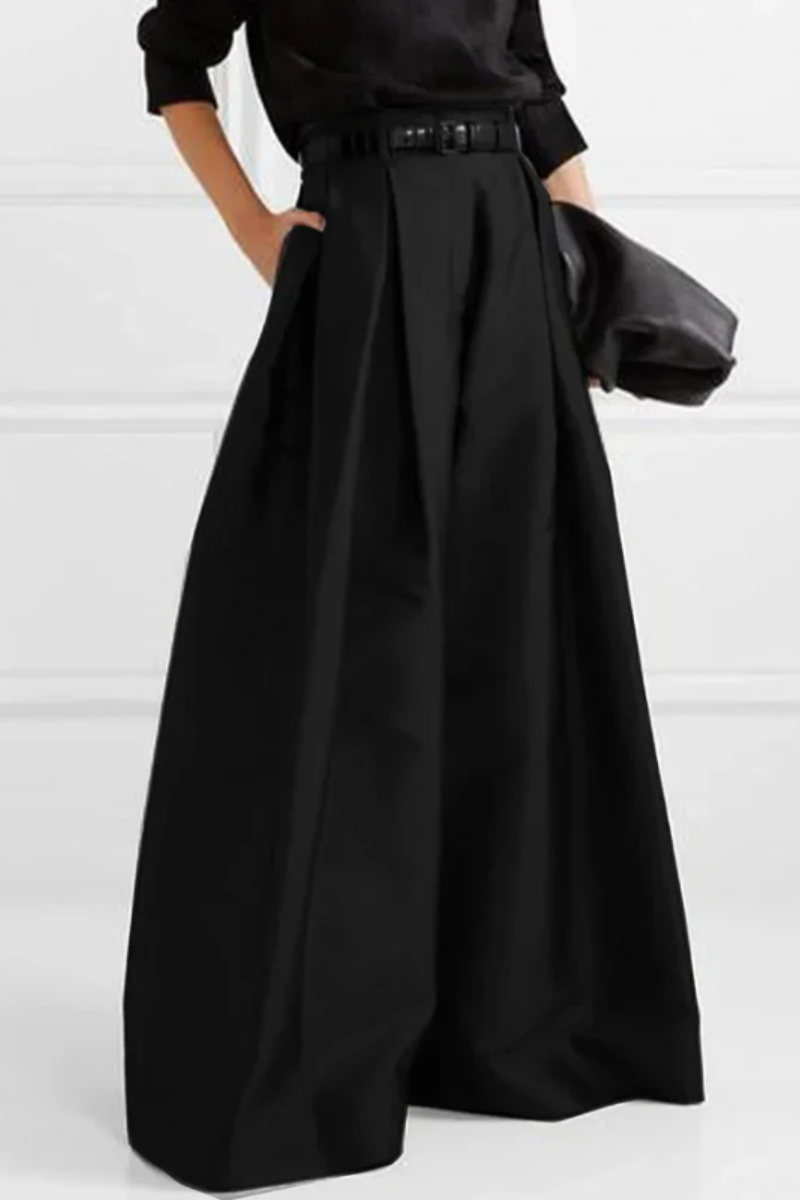 Weite Damen Plisseehose