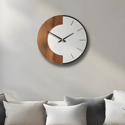 VintageWood Clock – Leise Vintage-Wanduhr aus Holz