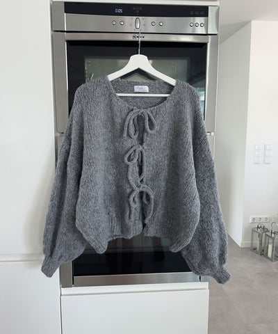 Schleife Fia Dunkelgrau mit moderner Eleganz für Frauen