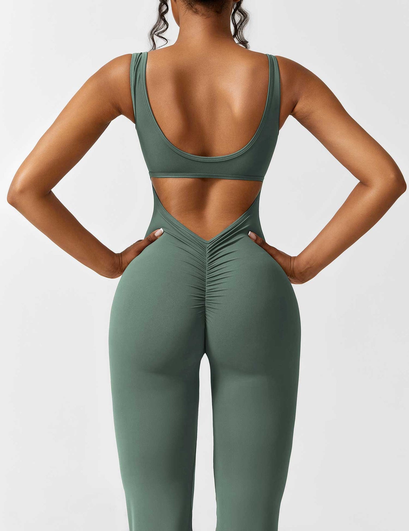 Sienna | Rückenfreier Flare-Jumpsuit