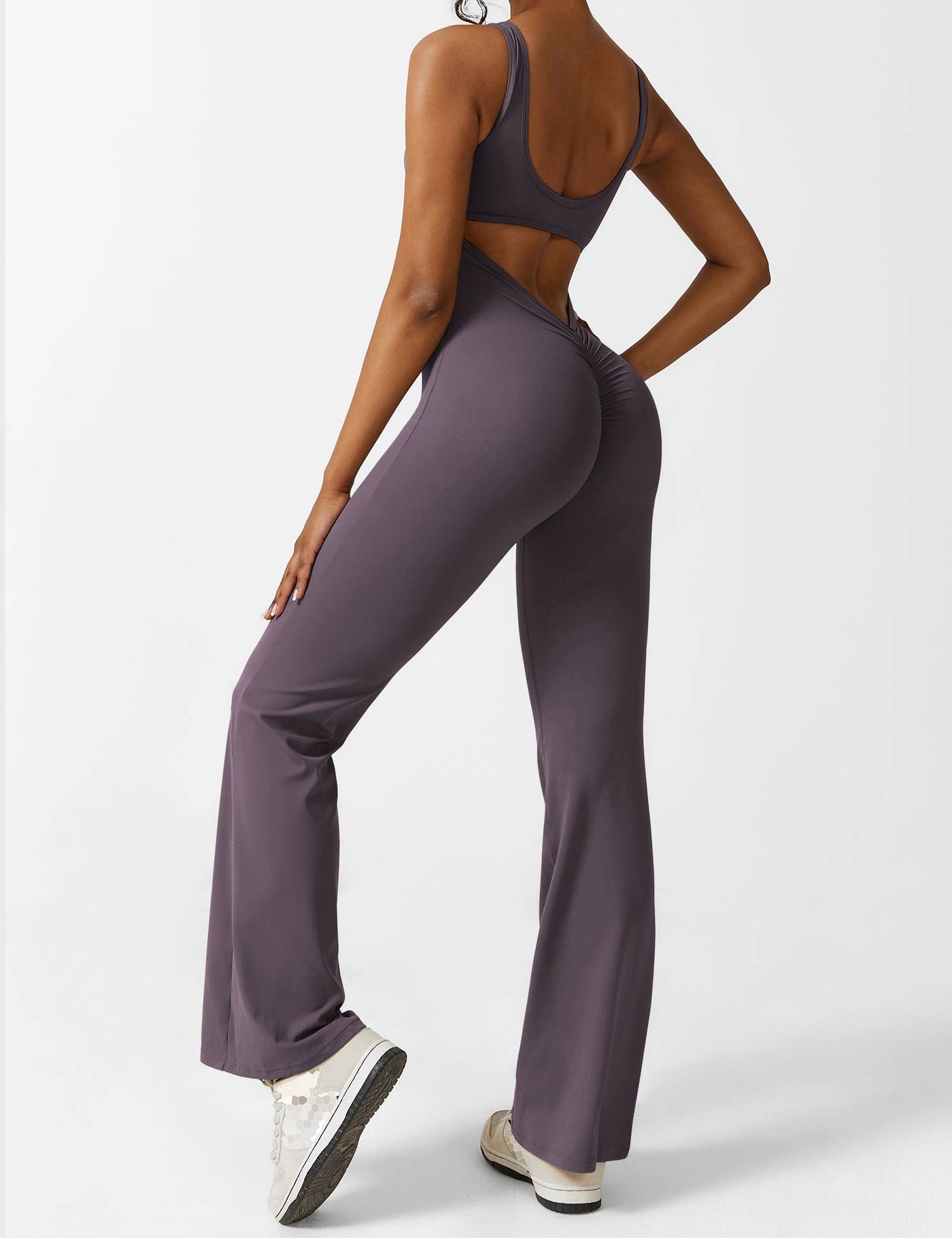 Sienna | Rückenfreier Flare-Jumpsuit