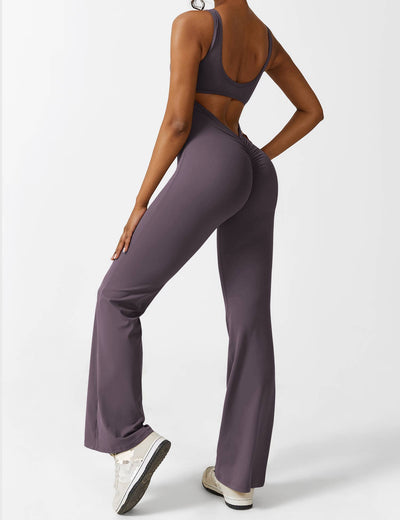 Sienna | Rückenfreier Flare-Jumpsuit
